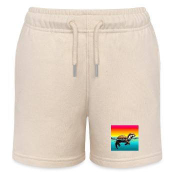 Otter - Kinder Organic Joggingshorts Mini Bolter von Stanley/Stella - Natur - Vorne