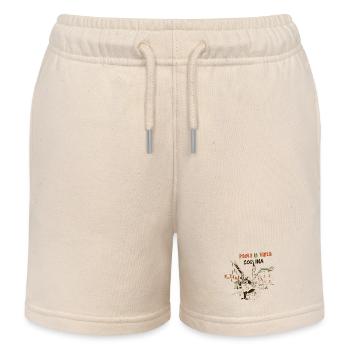 Pasta la Vista - Cortina - Short de jogging enfant bio Stanley/Stella - écru doux - Devant