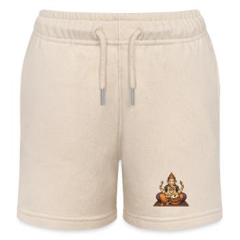 Ganesha Tabla - Kinder Organic Joggingshorts Mini Bolter von Stanley/Stella - Natur - Vorne