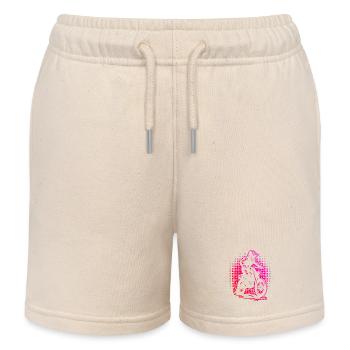 Direct Motocross Statement - Kids Organic Sweat Shorts by Stanley/Stella - soft Ecru - Front