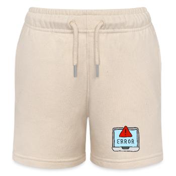 Illustration d’avertissement d’erreur pour ordinateur portable - Short de jogging enfant bio Stanley/Stella - écru doux - Devant