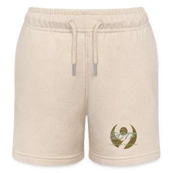 9. Geburtstag 2017 Jungen und Mädchen Geschenk - Kinder Organic Joggingshorts Mini Bolter von Stanley/Stella - Natur - Vorne