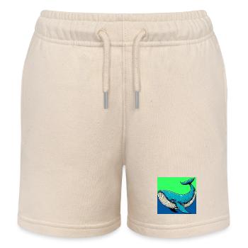 Wal - Kinder Organic Joggingshorts Mini Bolter von Stanley/Stella - Natur - Vorne