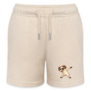 Tabbing du Bélier - Short de jogging enfant bio Stanley/Stella - écru doux - Devant