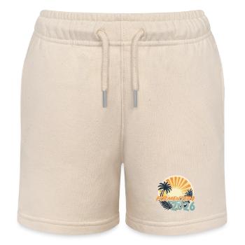 Formentera 2026 - Kinder Organic Joggingshorts Mini Bolter von Stanley/Stella - Natur - Vorne