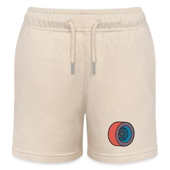 Skateboard Rolle Longboard - Kinder Organic Joggingshorts Mini Bolter von Stanley/Stella - Natur - Vorne