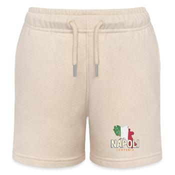 Neapel in Italien Kampanien Vintage Souvenir - Kinder Organic Joggingshorts Mini Bolter von Stanley/Stella - Natur - Vorne