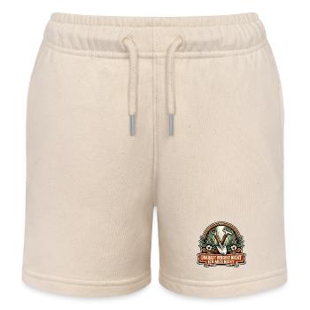 Unkraut vergeht nicht Gartenhumor - Kinder Organic Joggingshorts Mini Bolter von Stanley/Stella - Natur - Vorne