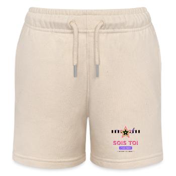 Sois Toi Édition Originale - Short de jogging enfant bio Stanley/Stella - écru doux - Devant