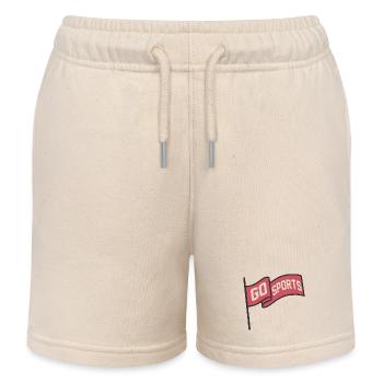Go Sports Flag Emblem - Kinder Organic Joggingshorts Mini Bolter von Stanley/Stella - Natur - Vorne
