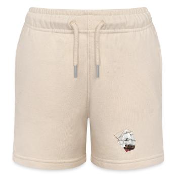 HMS Victory – Legendäres britisches Flaggschiff - Kinder Organic Joggingshorts Mini Bolter von Stanley/Stella - Natur - Vorne