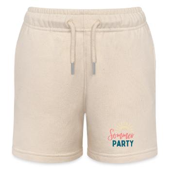 Logo Sunbeam de la fête d’été - Short de jogging enfant bio Stanley/Stella - écru doux - Devant