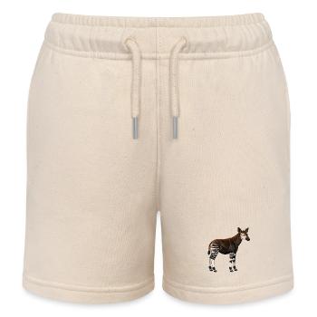 Okapi - Kinder Organic Joggingshorts Mini Bolter von Stanley/Stella - Natur - Vorne