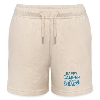 PAPA CAMPEUR HEUREUX - Short de jogging enfant bio Stanley/Stella - écru doux - Devant