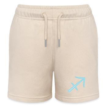 Schütze Tierkreiszeichen Pastel Blau - Kinder Organic Joggingshorts Mini Bolter von Stanley/Stella - Natur - Vorne