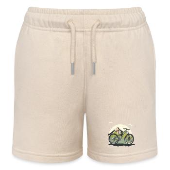 Mountain bike lovers - Kids Organic Sweat Shorts by Stanley/Stella - soft Ecru - Front