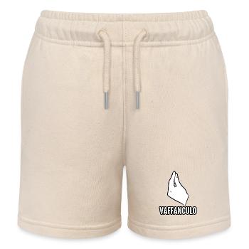 Italien Italiener Vaffanculo - Kinder Organic Joggingshorts Mini Bolter von Stanley/Stella - Natur - Vorne