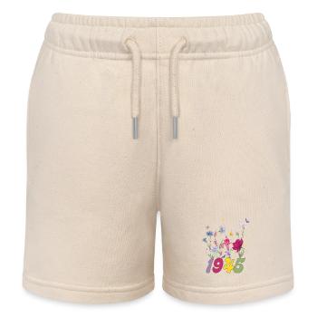 Geburtsjahr 1945 Wildblumen - Kinder Organic Joggingshorts Mini Bolter von Stanley/Stella - Natur - Vorne