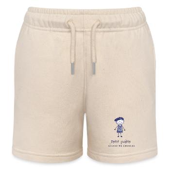 Der kleine Dichter Gilles de Chasles - Kinder Organic Joggingshorts Mini Bolter von Stanley/Stella - Natur - Vorne