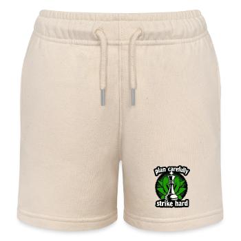 Le plan Schach frappe fort - Short de jogging enfant bio Stanley/Stella - écru doux - Devant