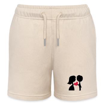 Lustige Geschenke zur Hochzeit - Kinder Organic Joggingshorts Mini Bolter von Stanley/Stella - Natur - Vorne