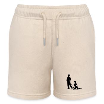 Frau an der Leine Junggesellen - Kinder Organic Joggingshorts Mini Bolter von Stanley/Stella - Natur - Vorne