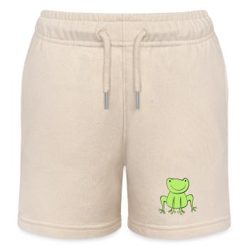 grenouille - Short de jogging enfant bio Stanley/Stella - écru doux - Devant