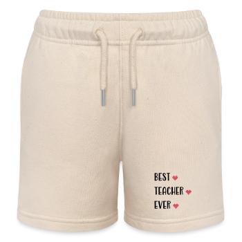 Lehrer - Kinder Organic Joggingshorts Mini Bolter von Stanley/Stella - Natur - Vorne