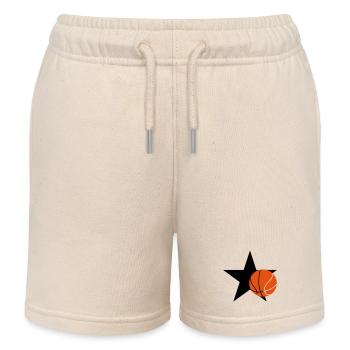 Basketball - Basket Ball - Game - Sport - Player - Kinder Organic Joggingshorts Mini Bolter von Stanley/Stella - Natur - Vorne