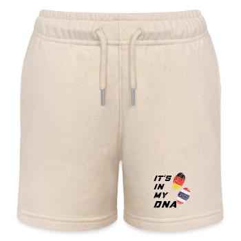 In meiner DNA Deutschland und Thailand - Kinder Organic Joggingshorts Mini Bolter von Stanley/Stella - Natur - Vorne