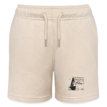 Keine Therapie ich muss nur wieder an die Ostsee - Kinder Organic Joggingshorts Mini Bolter von Stanley/Stella - Natur - Vorne
