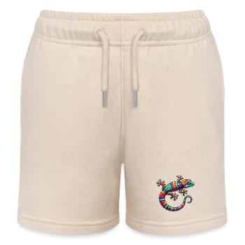 Gecko - Kinder Organic Joggingshorts Mini Bolter von Stanley/Stella - Natur - Vorne