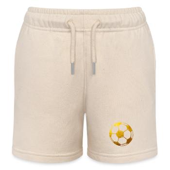 Football - Or - Short de jogging enfant bio Stanley/Stella - écru doux - Devant