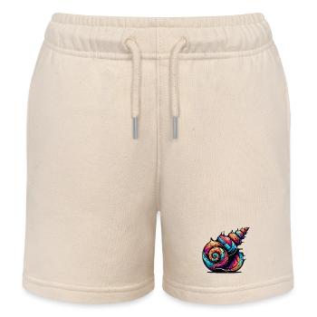Muschel - Kinder Organic Joggingshorts Mini Bolter von Stanley/Stella - Natur - Vorne