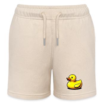 Caneton Canard Canard Canard - Short de jogging enfant bio Stanley/Stella - écru doux - Devant