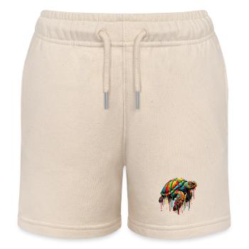 Tortue - Short de jogging enfant bio Stanley/Stella - écru doux - Devant