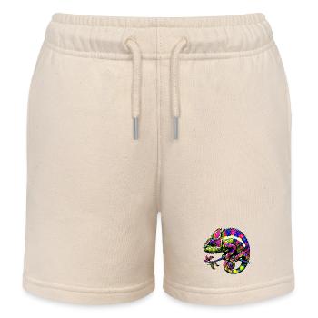 Chamäleon - Kinder Organic Joggingshorts Mini Bolter von Stanley/Stella - Natur - Vorne