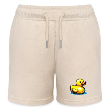 Caneton Canard Canard Canard - Short de jogging enfant bio Stanley/Stella - écru doux - Devant