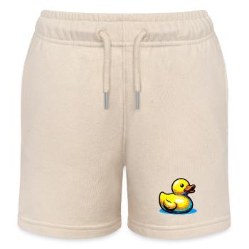 Caneton Canard Canard Canard - Short de jogging enfant bio Stanley/Stella - écru doux - Devant