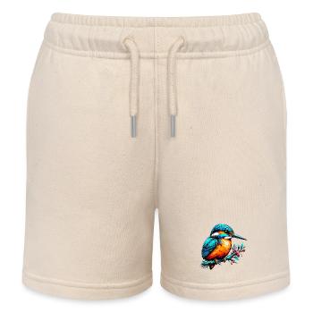 Martin-pêcheur - Short de jogging enfant bio Stanley/Stella - écru doux - Devant