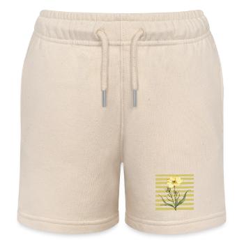 The Bloom - Blossom - Kids Organic Sweat Shorts by Stanley/Stella - soft Ecru - Front