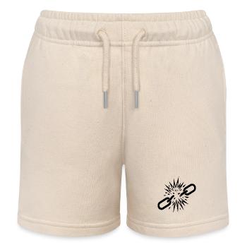 Liberté  - Short de jogging enfant bio Stanley/Stella - écru doux - Devant
