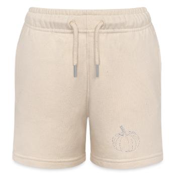Citrouille - Short de jogging enfant bio Stanley/Stella - écru doux - Devant