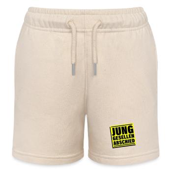 Junggesellenabschied Jga Junggeselle - Kinder Organic Joggingshorts Mini Bolter von Stanley/Stella - Natur - Vorne