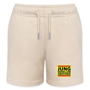 Junggesellenabschied Jga Spruch - Kinder Organic Joggingshorts Mini Bolter von Stanley/Stella - Natur - Vorne