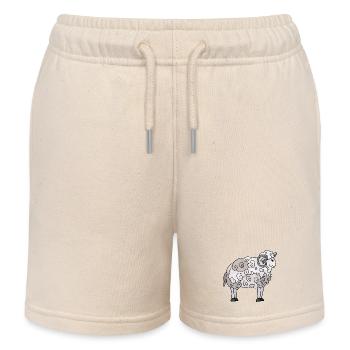 bélier - Short de jogging enfant bio Stanley/Stella - écru doux - Devant