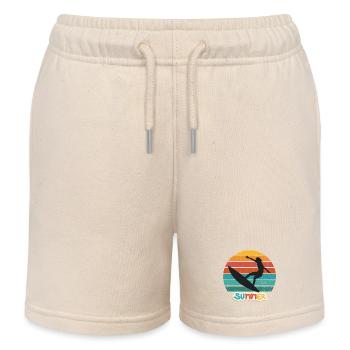 Suemer__20250915_235721_0000 - Kinder Organic Joggingshorts Mini Bolter von Stanley/Stella - Natur - Vorne