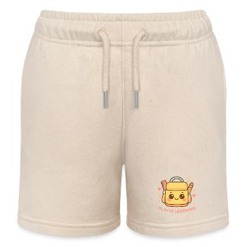 Spielen ist Lernen Vorschule Vorschule Kindergarte - Kinder Organic Joggingshorts Mini Bolter von Stanley/Stella - Natur - Vorne