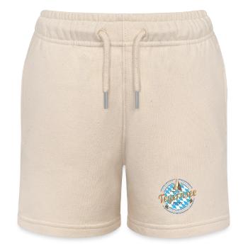 Tegernsee, Bavière, Allemagne, Souvenir de voilier - Short de jogging enfant bio Stanley/Stella - écru doux - Devant
