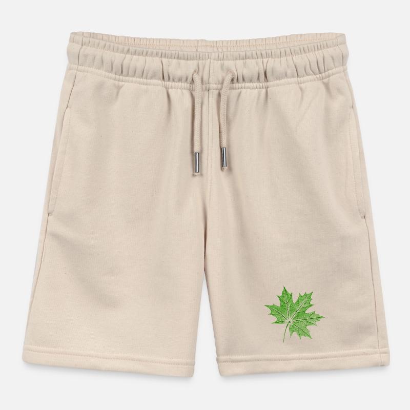 Érable feuillu / Feuille d’érable Short de jogging enfant bio Stanley/Stella